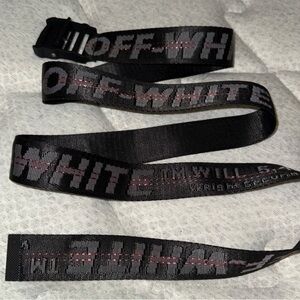 RARE Off-White Black Industrial Belt